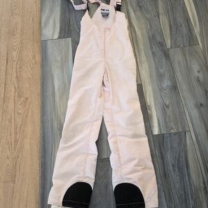 Women's Light Pink Ski Bib